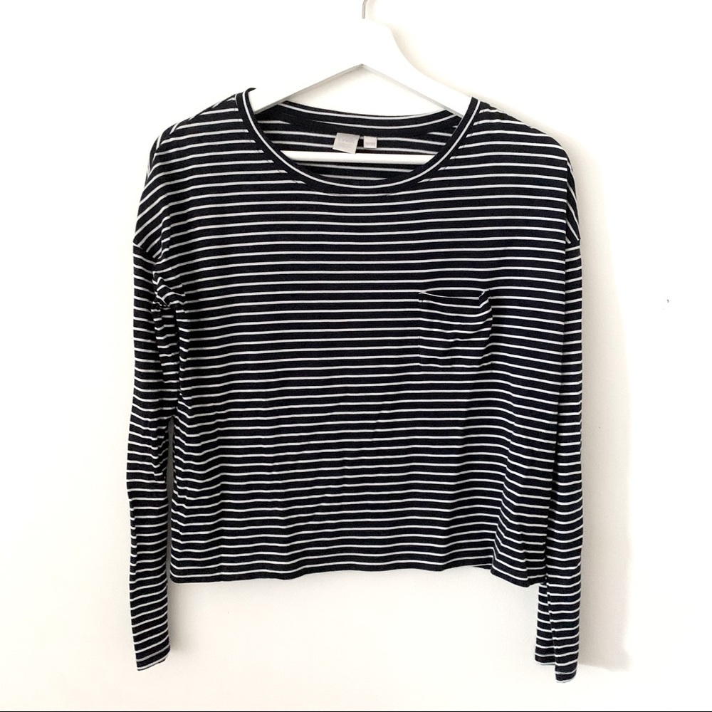TWIK Simons Long Sleeve Striped Tee
